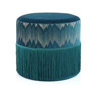Hocker Cleopatra Pouf 825 Petrol / Green - Ottoman