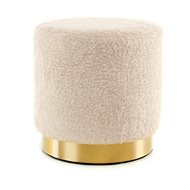 Hocker Gipsy Pouffe 425 Ivory / Gold - Ottoman