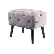 Stool Hocker Piano 125 Grey / Black - Ottoman