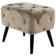 Stool Hocker Piano 125 Taupe / Black - Ottoman