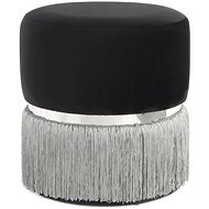 Hocker Rebecca Pouf 825 Black / Grey / Silver - Ottoman