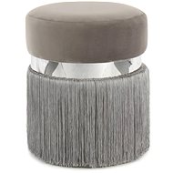 Hocker Rebecca Pouf 925 Grey / Silver - Ottoman