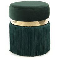 Hocker Rebecca Pouf 925 Green / Gold - Ottoman
