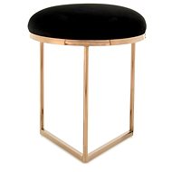 Stool Hocker Wynona 325 Black / Pink Gold - Ottoman