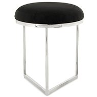 Stool Hocker Wynona 325 Black / Silver - Ottoman
