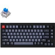 Keychron V1 Knob Hot-Swappable Blue Switch - Black - US - Gaming-Tastatur