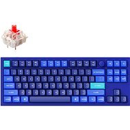Keychron Q3 Knob Hot-Swappable Red Switch - Navy Blue - US - Gaming Keyboard