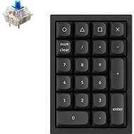 Keychron QMK Q0 Hot-Swappable Number Pad RGB Gateron G Pro Blue Switch Mechanical - Black Version - Numerische Tastatur
