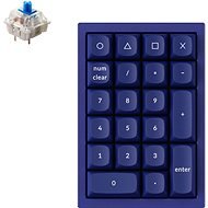 Keychron QMK Q0 Hot-Swappable Number Pad RGB Gateron G Pro Blue Switch Mechanical - Blue Version - Numeric Keypad