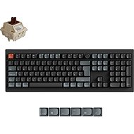 Keychron V6 Ultra 8K Silk POM Brown Mechanikus Black - HU - Gaming Keyboard