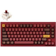 Keychron Q1 Swappable RGB Backlight Brown Switch Knob Version - Red - Gaming-Tastatur