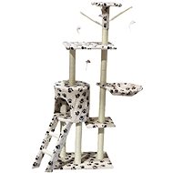 Hawaii Cat Scratching Post 138 cm paw pattern - Cat Scratcher