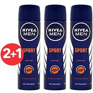 NIVEA Men Sport 3× 150 ml - Antiperspirant