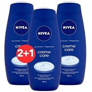 NIVEA Creme Care 500 ml 2 + 1 - Sprchový gél