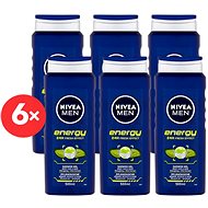 NIVEA Men Energy 6x 500ml - Shower Gel