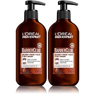 L'ORÉAL PARIS Men Expert Barber Club 3in1 Gel 2 × 200 ml - Cosmetic Set