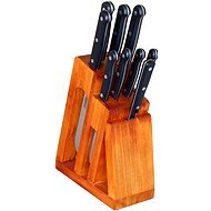 KDS block with 8 knives and fork Trend, beech - Knife Set