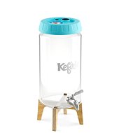 Kefirko Kombucha fermenter with stand and tap, 4 l, blue - Fermenter