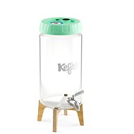 Kefirko Kombucha fermenter with stand and tap, 4 l, green - Fermenter