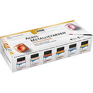 KREUL GLAMOUR LIVING metallic, 6 x 20 ml - Acrylic Paints for Canvas