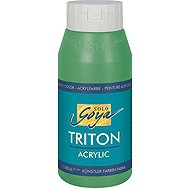 KREUL TRITON SOLO GOYA, permanent green, 750 ml - Acrylic Paints for Canvas