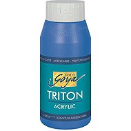 KREUL TRITON SOLO GOYA, cobalt blue, 750 ml - Acrylic Paints for Canvas