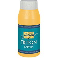 KREUL TRITON SOLO GOYA, corn yellow, 750 ml - Acrylic Paints for Canvas