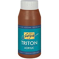 KREUL TRITON SOLO GOYA, dark brown oxide, 750 ml - Acrylic Paints for Canvas