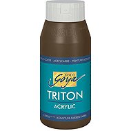KREUL TRITON SOLO GOYA, brown havana, 750 ml - Acrylic Paints for Canvas