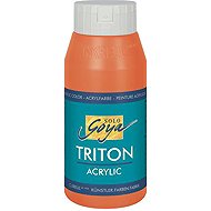 KREUL TRITON SOLO GOYA, vermilion red, 750 ml - Acrylic Paints for Canvas