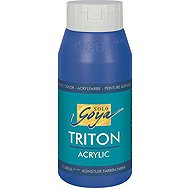 KREUL TRITON SOLO GOYA, ultramarine. blue, 750 ml - Acrylic Paints for Canvas