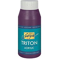 KREUL TRITON SOLO GOYA, eggplant, 750 ml - Acrylic Paints for Canvas
