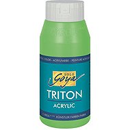 KREUL TRITON SOLO GOYA, yellowish green, 750 ml - Acrylic Paints for Canvas
