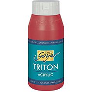 KREUL TRITON SOLO GOYA, crimson, 750 ml - Acrylic Paints for Canvas