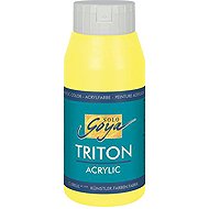 KREUL TRITON SOLO GOYA, lemon, 750 ml - Acrylic Paints for Canvas