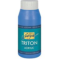 KREUL TRITON SOLO GOYA, primary blue, 750 ml - Acrylic Paints for Canvas