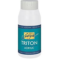 KREUL TRITON SOLO GOYA, white mixed, 750 ml - Acrylic Paints for Canvas