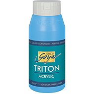 KREUL TRITON SOLO GOYA, light blue, 750 ml - Acrylic Paints for Canvas