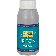 KREUL TRITON SOLO GOYA, Neutral Grey, 750 ml - Acrylic Paints for Canvas
