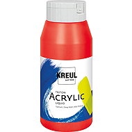 KREUL TRITON SOLO GOYA, Fränkisch Red, 750 ml - Acrylic Paints for Canvas