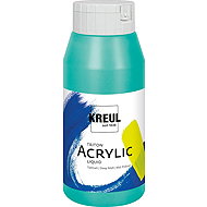 KREUL TRITON SOLO GOYA, Cobalt Turquoise, 750 ml - Acrylic Paints for Canvas