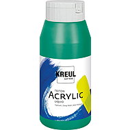 KREUL TRITON SOLO GOYA, Turquoise Green, 750 ml - Acrylic Paints for Canvas