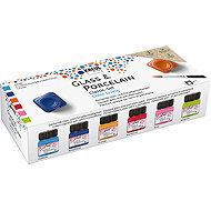 KREUL Set of colours for glass and porcelain LIVING 6 x 20 ml - Glass Paints