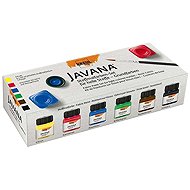 KREUL Set of colours for light textile 6 x 20 ml - Basic, JAVANA - Fabric Dye
