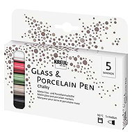 BEAD for porcelain and glass, set CHALKY, 5 colours - Markers