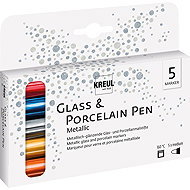 BALL for porcelain, set METALLIC, 5 colours - Markers