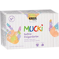 KREUL MUCKI SOFTIE, 6 colours, 6 x 150 ml - Fingerpaints