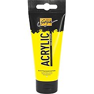 KREUL TRITON SOLO GOYA Fluorescent Yellow, 100 ml - Acrylic Paints for Canvas