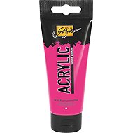 KREUL TRITON SOLO GOYA Fluorescent Pink, 100 ml - Acrylic Paints for Canvas