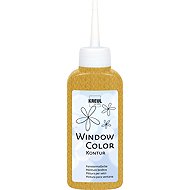 KREUL Window colour, contour paint, Gold, 80ml - Glass Paints